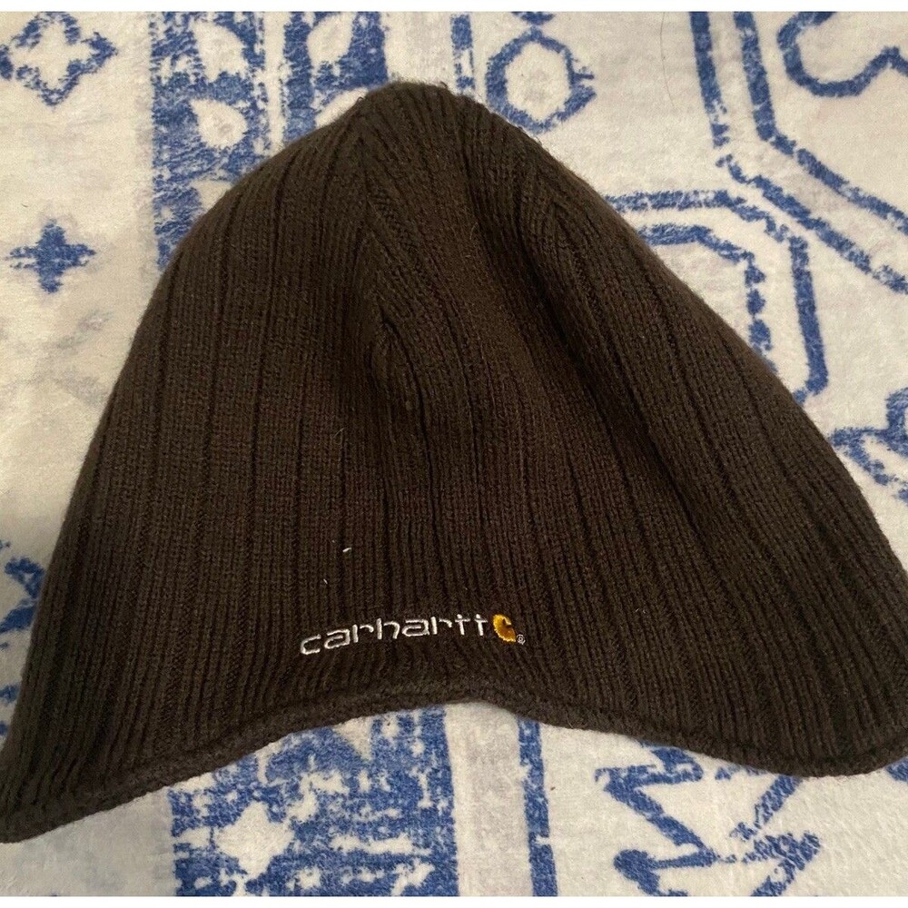 Carhartt Men's Ear Flap Y2k Knit Hat Beanie